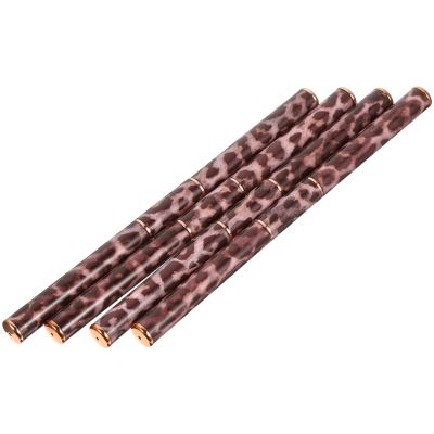 Beavorty 4pcs Double Ended Nail Art Liner Brush Set Professional Manicure Drawing Brushes for Detailed Nail Designs Smooth for Painting Effects
