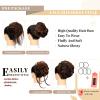 4 Pcs Messy Hair Bun Hairpiece Fake Hair Bun Messy Bun Scrunchie Hair Pieces for Updos Bun Wig Hair Extensions Pieces for Women view 2