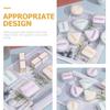 Beavorty 10Pcs Makeup Sponge Storage Box Portable Travel Makeup Sponge Powder Puff Case view 3