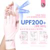 SAVILAND U V Gloves for Nails: UPF80+ Professional U V Gloves for Manicures, Anti UVA & UVB 999+ U V Glove for Gel Nail Lamp Skin Care Fingerless Glove Prevent Hands from U V Harm (Light Pink) view 4