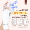SAVILAND U V Gloves for Nails: UPF200+ High-tech Professional U V Gloves for Manicures, Anti UVA & UVB 999+ U V Glove for Gel Nail Lamp Fingerless Glove Prevent Hands from U V Harm (White) view 2