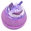 Handmade Amethyst Bath Bomb with Epsom Salts view 3