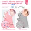 SAVILAND U V Gloves for Nails: UPF200+ High-tech Professional U V Gloves for Manicures, Anti UVA & UVB 999+ U V Gloves for Gel Nail Lamp Skin Care Fingerless Gloves Prevent Hands from U V Harm (Pink) view 2