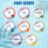 CalmNFiz Shower Steamers Aromatherapy 8 Pack - Christmas Stocking Stuffers & White Elephant Gifts for Women, Men, Adults - Travel Essentials & Self Care Gifts for Relaxation of Home, Hotel & Gym view 4
