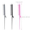 FRCOLOR 3pcs Rat Tail Teasing Comb for Hair Stylist Hair Combs for Coloring Cutting and Styling for All Types view 2