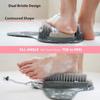 Efforest Shower Foot Scrubber Mat with Pumice Stone - Cleans, Smooths & Removes Dead Skin on Foot Without Bending, Foot Callus Remover with Non-Slip Suction Cups, Foot Scraper for Shower & Bathtub view 3
