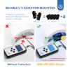 SAVILAND UV Gloves for Nails: Professional UPF200+ U V Glove for Gel Manicures Anti UVA & UVB 999+ Gloves for Gel Nail Lamp Fingerless U V Light Glove for Prevent Hands from UV Harm (Black) view 3