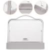 Beavorty Desktop Makeup Organizer Lid Cosmetic Storage Box for Skincare and for Home Office and Dorm Organization view 3