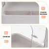 Beavorty Desktop Makeup Organizer Lid Cosmetic Storage Box for Skincare and for Home Office and Dorm Organization view 4