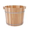 NOBRIM Wooden Foot Soaker Barrel Foot Spa Foot Bath Barrel Household Wash Basin Pedicure Basin Healthy Fumigation Wash Foot Soak Tub view 2