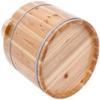 NOBRIM Wooden Foot Soaker Barrel Foot Spa Foot Bath Barrel Household Wash Basin Pedicure Basin Healthy Fumigation Wash Foot Soak Tub view 3