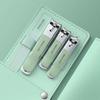 NEMIBAD 4 Pcs Manicure Set Stainless Steel Nail Clippers for Women (Green) view 1
