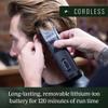 Oster Professional Cordless Classic 76 Hair Clippers for Barbers & Stylists - Classic 76 Professional Hair Clippers - Detachable Stainless Steel Blades, Adaptive Speed, 120-Minute Battery (Black) view 3