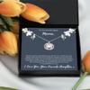 To Mama Necklace From Daughter, Mama Daughter Necklace Gifts, Sterling Silver Circle Mama Necklace for Women, Mothers Day Necklaces for Mama, I Love You Mama Necklaces view 2