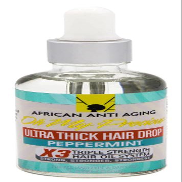 African Anti Aging Oh My Precious Ultra Thick Hair Drop Peppermint 1.7 oz (Pack of 2)