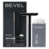 Bevel Safety Razor with Brass Weighted Handle and 10 Double Edge Safety Razor Blade Refills, Single Blade Razor for Men, Designed for Coarse Hair to Prevent Razor Bumps, Black view 1