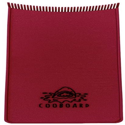 Authentic Cooboard Balayage Board with Teeth | Original Highlighting Paddle from The Maker of Cooboard Hair Highlighting Kit | Easy to Clean, Sturdy, Lightweight (Cooboard Red)