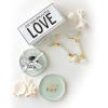 Bella Sleep + Spa Double-Ended Face Roller Opal Stone Facial Tool, 5.125" Long, A Little Love view 3