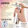 Belloccio Cordless Handheld Airbrush Cosmetic Makeup System, Fair Shades view 3