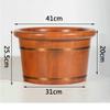 QPZK Wood Foot Bath Barrel, Solid Wood Oak Foot Spa Tub, Household Thicken Foot Soak Tub, Pedicure Foot Soak to Relieve Feet Stress, Foot Basin Comfort Feet for Home Offi B view 2