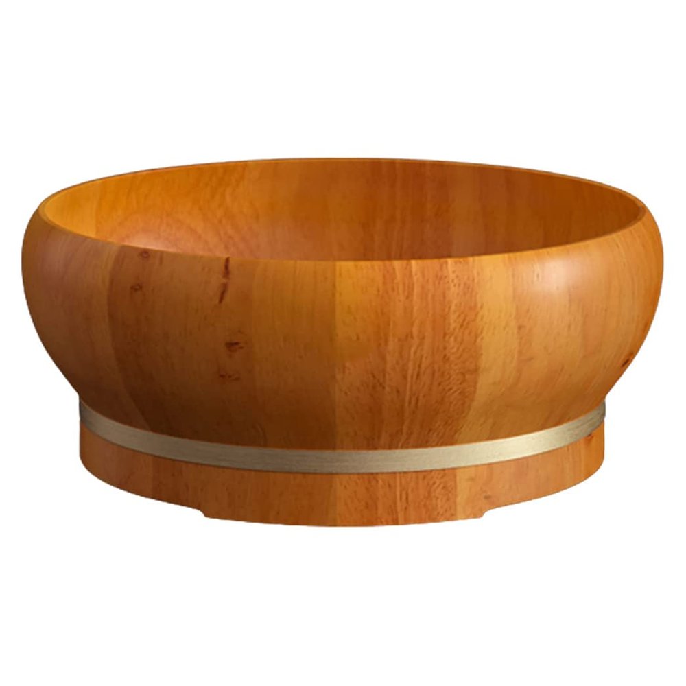 QPZK Wood Foot Bath Barrel, Solid Wood Oak Foot Spa Tub, Household Thicken Foot Soak Tub, Pedicure Foot Soak to Relieve Feet Stress, Foot Basin Comfort Feet for Home Offi B