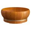 QPZK Wood Foot Bath Barrel, Solid Wood Oak Foot Spa Tub, Household Thicken Foot Soak Tub, Pedicure Foot Soak to Relieve Feet Stress, Foot Basin Comfort Feet for Home Offi B view 1