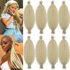 12 Inch Springy Afro Twist Hair 8 Packs Marley Twist Braiding Hair Pre-fluffed Spring Twist Hair Kinky Hair Afro Twist Hair Marley Hair for Faux Locs (12 Inch (Pack of 8), 613# Marley Twist) view 1