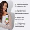 No nothing Sensitive Volume Shampoo and Conditioner - Hypoallergenic, Unscented Volumizing Shampoo and Conditioner - Shampoo for Sensitive Scalp and Skin - Paraben Free, Vegan  10.15 oz view 2