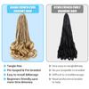 French Curl Braiding Hair Crochet Braids for Women 14 Inch 7 Packs Box Braids Crochet Hair Pre Looped French Curly Braiding Hair Curly Crochet Hair Extensions Braids(27/613) view 4
