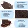 14 Inch 7 Packs French Curl Crochet Braids for Black Women Short Pre Looped French Curly Braiding Hair for Goddess Box Braids Crochet Hair with Curly Ends (T30) view 3
