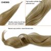 Chicmoi Blonde Ponytail Extainson 32 Inch Flexible Wrap Around Ponytail Hair Extension Long Wavy Pony Tails hair Extension Synthetic Hairpieces For Women and Girls view 3