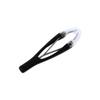 1PCS Eyebrow Tweezer,Stainless Steel Automatically Retractable Slant Tip Hair Removal Eyebrow Tweezer for Makeup Tool (black) view 1