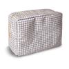 Large Makeup Bag Pouch, Nylon Women Travel Toiletry Storage Bag Checkered Cosmetic Bag for Girls, Big Preppy Makeup Organizer Bag Cute Zipper Pouch Skincare Bag for Sport School Work (Large-Checkered) view 1