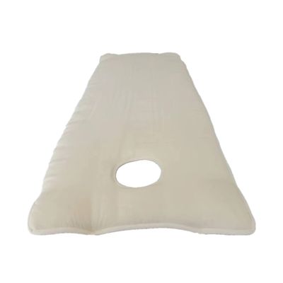 Spa Bed Table Mattress Pad Massage Table Mattress Protector Cover with Breathing Hole Square/Round Head Lash Bed Topper Cushion Non-Slip Cotton Mattress for Tattoo Salon,Beige r,70x185cm