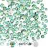10400PCS Green AB Resin Flat Back Rhinestones, Round Non-Hotfix Jelly Nail Gems Rhinestone with Tweezer and Picker Pencil for Crafts Tumblers Nail Art & DIY Decoration view 2