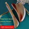 KENID Natural Ox Horn Gua Sha Board Face Lift Massage Stick Set Eye Beauty Back Scraping Skincare Oil Spa Physiotherapy Tools 2Pcs view 2