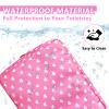Large Makeup Bag Pouch, Nylon Women Travel Toiletry Storage Bag Preppy Cosmetic Bag for Girls, Big Makeup Organizer Bag Cute Zipper Pouch Skincare Bag for Sport School Work Gift(Large-Pink Heart) view 3