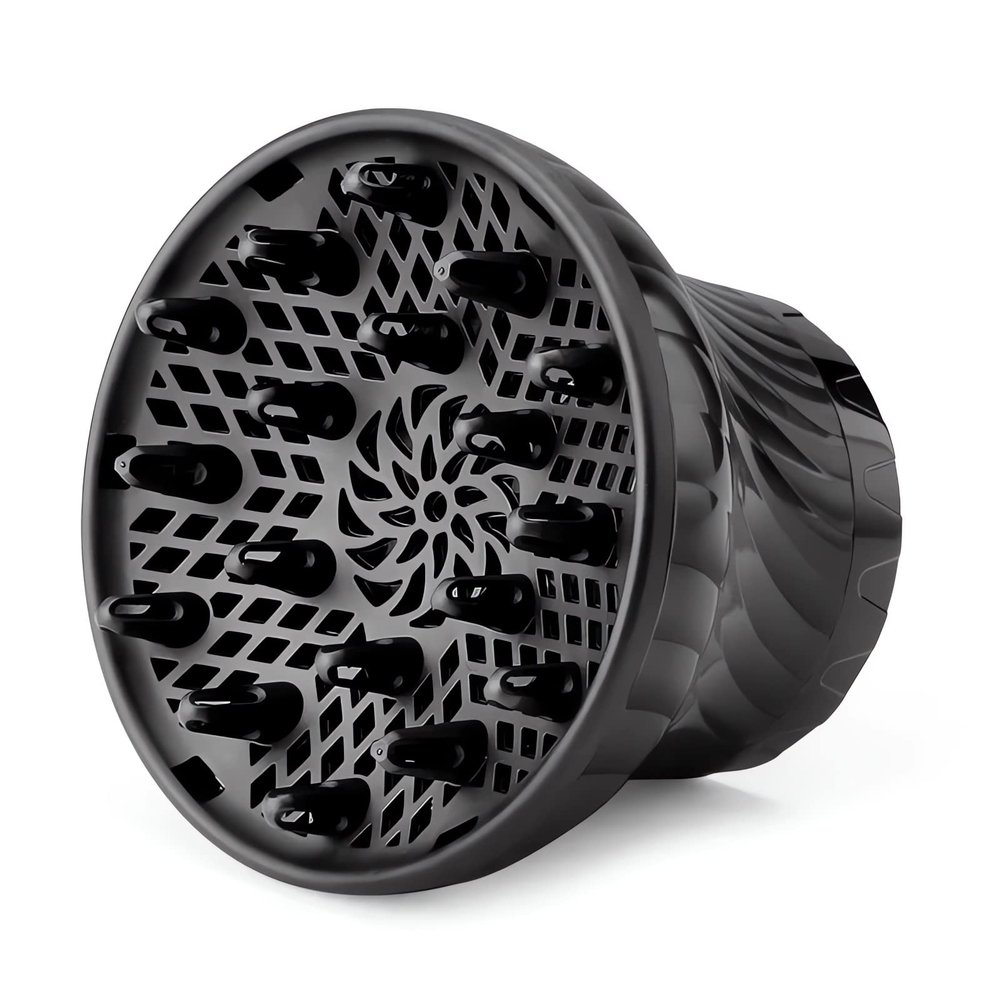 Universal Hair Diffuser for Curly and Natural Wavy Hair - Professional Blow Dryer Attachment Adjustable From 1.4 Inch to 3 Inch