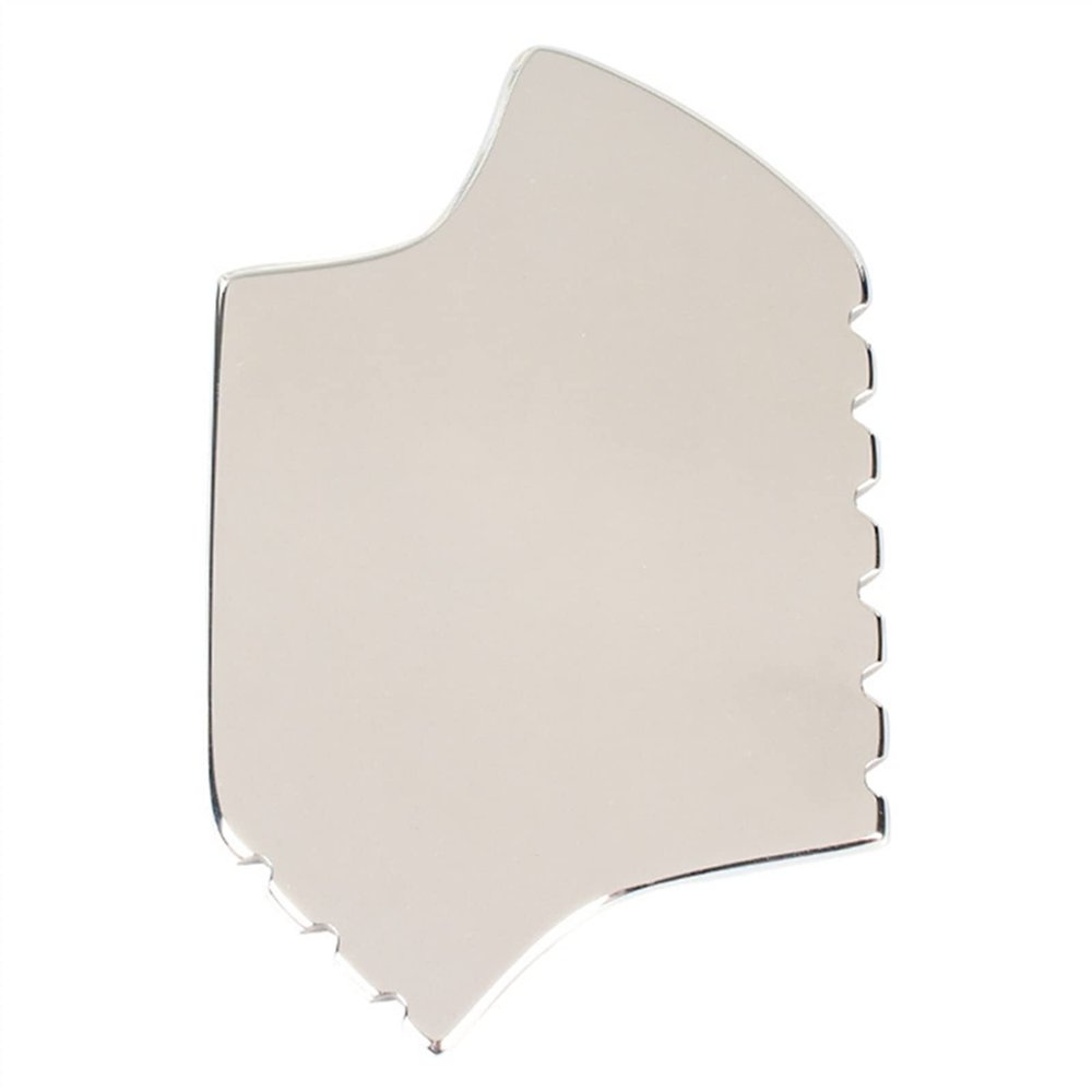 KENID Stainless Steel Gouache Massage Sawtooth Gua Sha Tool Skin Lifting Muscle Relaxing Metal Contour Reduce Puffiness 1Pcs