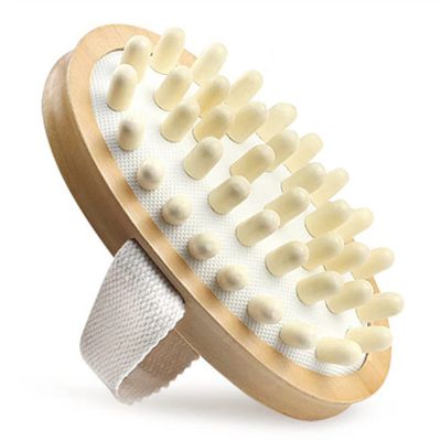KENID Body Anti Cellulite Brush Soothing Wooden Essential Oil Spa Air Cushion Massage Hair Comb Scalp Massage Brush Dead Skin Remover 1Pcs