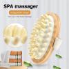 KENID Body Anti Cellulite Brush Soothing Wooden Essential Oil Spa Air Cushion Massage Hair Comb Scalp Massage Brush Dead Skin Remover 1Pcs view 3