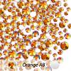 10400PCS Orange-yellow AB Resin Flat Back Rhinestones, Round Non-Hotfix Jelly Nail Gems Rhinestone with Tweezer and Picker Pencil for Crafts Tumblers Nail Art & DIY Decoration view 2