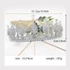 5A Cubic Zirconia Queen Tiaras Pageant Crown for Wedding Silver Crystal Headband Princess Hairpiece for Girls Bridal Hair Accessories Prom Quince Costume Cosplay Gifts (Silver) view 3