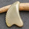 KENID Sawtooth Gua Sha Tool Natural Horn Gouache Scraper Face Beauty Scraping Lifting Skin Detox Relaxation Guasha Massage 1Pcs (Color : 8mm) view 1