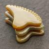 KENID Sawtooth Gua Sha Tool Natural Horn Gouache Scraper Face Beauty Scraping Lifting Skin Detox Relaxation Guasha Massage 1Pcs (Color : 8mm) view 3