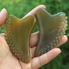 KENID Sawtooth Gua Sha Tool Natural Horn Gouache Scraper Face Beauty Scraping Lifting Skin Detox Relaxation Guasha Massage 1Pcs (Color : 8mm) view 4