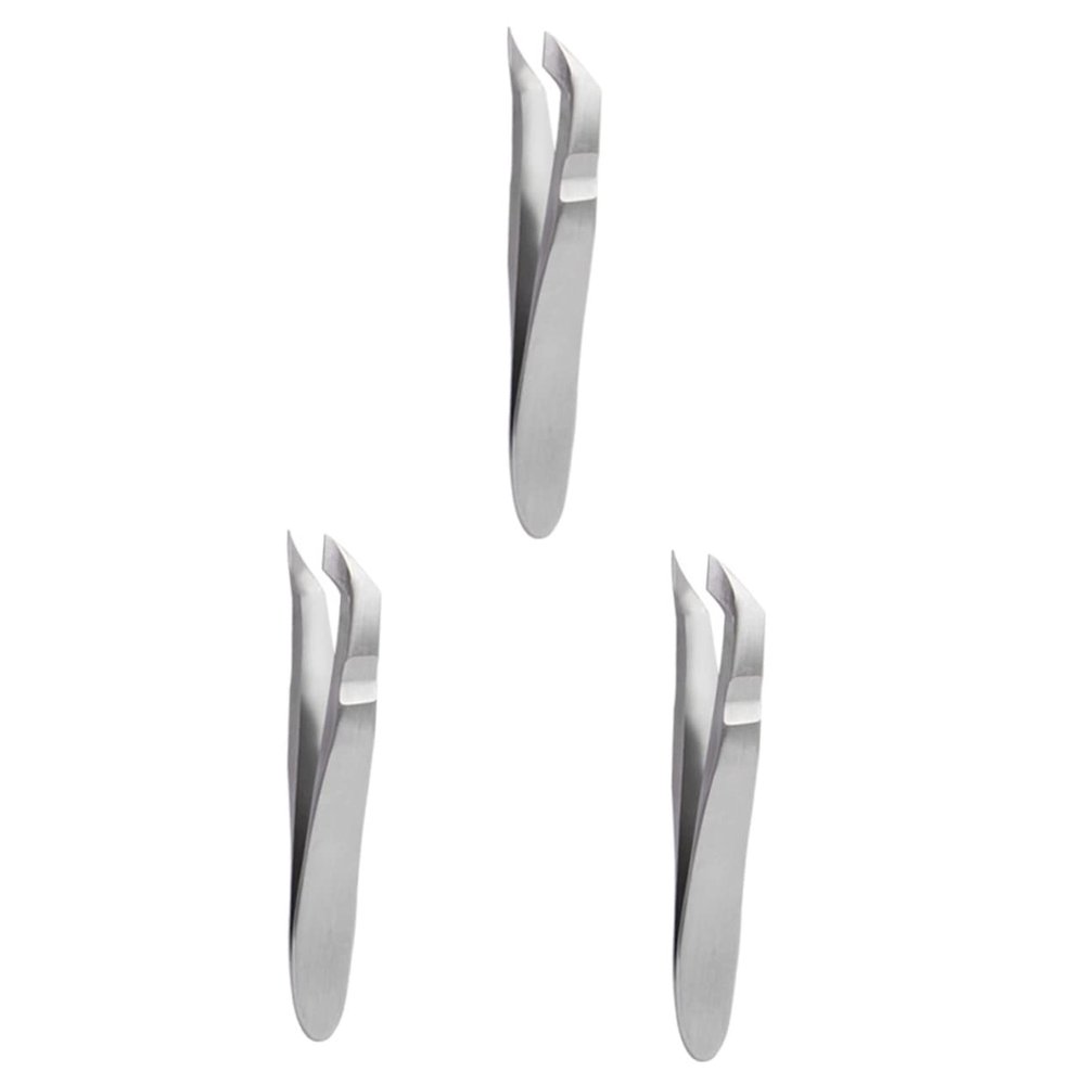Beavorty 3pcs Cuticle Clippers Stainless Steel Nail Cuticle Remover Professional Portable Nonslip Trimmer