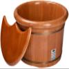 LOKOO Sauna Wooden Bucket,Foot Massage Spa for Home,Relax Pedicure Foot Bath,Foot and Leg Spa for Adults view 2