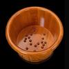 LOKOO Foot Tub Wooden Foot Basin Household Gift Foot Soaker Tub,Wooden Foot Soak Tub Wooden Foot Basin,Solid Wood Foot Tub, Pedicure Bowl Spa Massage Pedicure Barrels Household Foot Bath Barrel view 3
