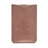 Menesia Sandalwood Beard Comb with Case - Fine & Coarse Teeth, Wooden Pocket Comb for Beards, Mustaches & Hair, Brown Skull Design view 4